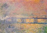 Claude Monet Charing Cross Bridge oil